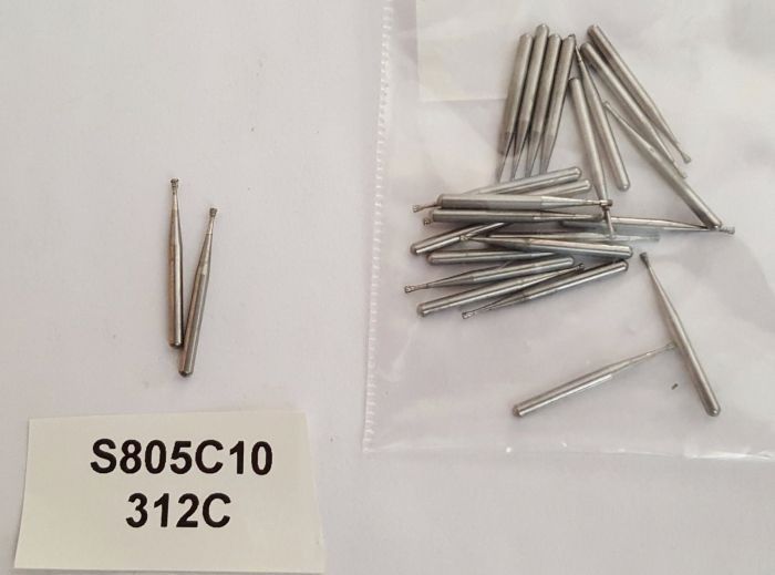 Боры стоматологические алмазные для турбинного наконечника высокого качества производство США S805C10-312C Zooble.com.ua