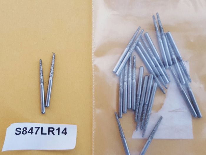 Боры стоматологические алмазные для турбинного наконечника США S847C14, S847LR14,S847RD18. Zooble.com.ua