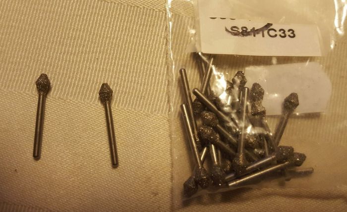 Боры стоматологические алмазные для турбинного наконечника высокого качества производство США S811C33 Zooble.com.ua