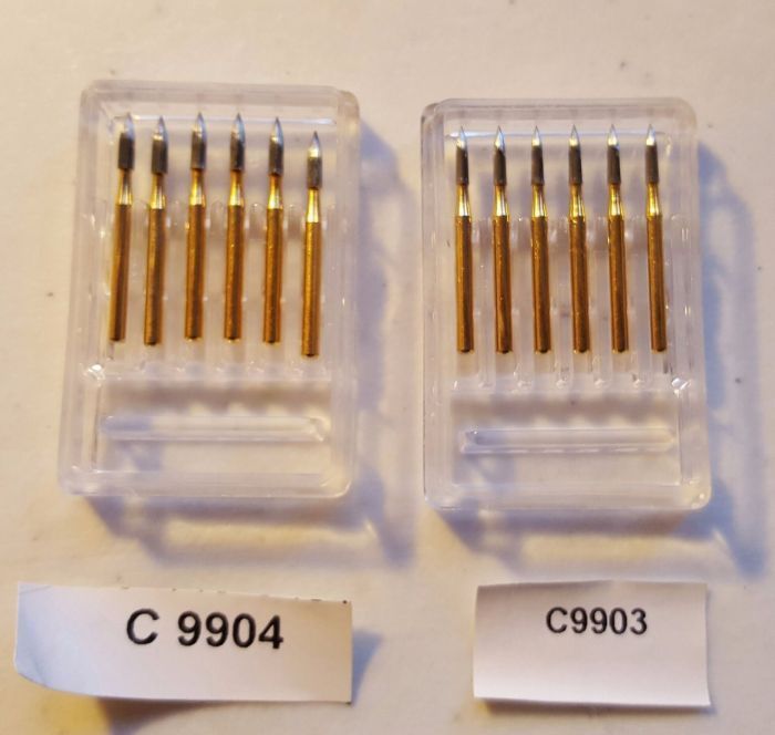 Боры стоматологические для турбинного наконечника, высокого качества, производство США C9904 и C9903 Zooble.com.ua