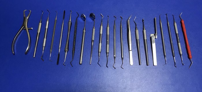 Інструмент стоматологічний - хірургічний (зонди, дзеркала, кюретка) стоматологический инструмент Zooble.com.ua