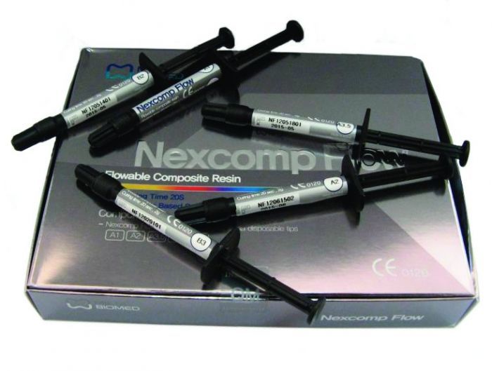 Набор наногибридного фотокомпозита для реставрации передних и боковых зубов NEXCOMP FLOW KIT от META BIOMED Zooble.com.ua