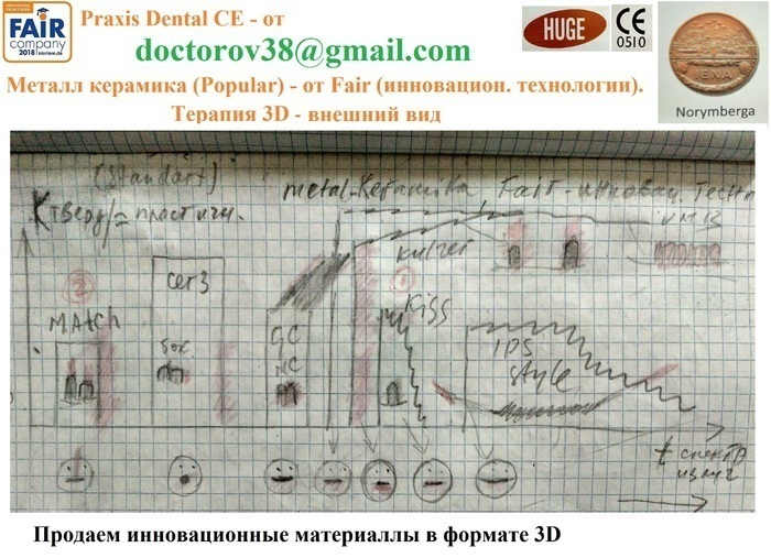 Praxis Dental CE от doctorov38@gmail.com. Инновационные материалы от Fair 3D. Продаем материалы 3D и технологии Zooble.com.ua