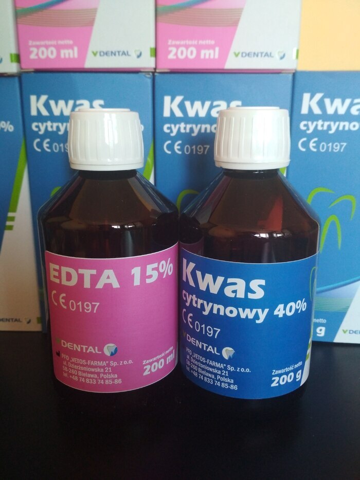 Супер пропозиція!!! EDTA 15%. Виробник vdental. 200ml. Лимонна кислота 40%.200g. Zooble.com.ua