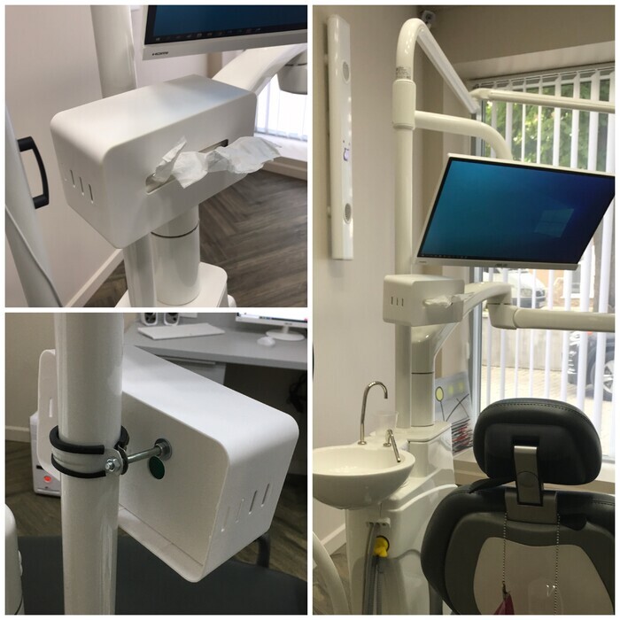 Тримач серветок на стоматологічну установку Монтаж на установку займе 1хв Zooble.com.ua