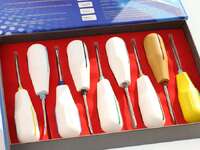 Елеватори (Люксатори) 9шт для видалення зубів та апексів(можна автоклавувати) Китай Zooble.com.ua