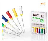 Ендодонтичні К файли NIC К-File (Асорті) 25мм Універсальний інструмент, як для проходження довжини, так і для обробки! Zooble.com.ua