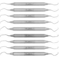 Кюрета Gracey CGR-SET, стандартна, (наб.- 9шт.), металева ручка, двостороння, Hu-friedy - тип. Знижка 600грн! Zooble.com.ua