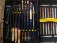 Набори для мікрохірургії в чорному кольорі 10 інструментів +касета! Топова якість, гарна ціна! Zooble.com.ua