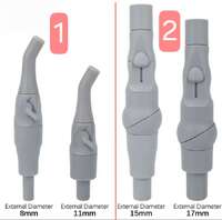 Перехідник для шланга Насадка слюновідсмоктувача стоматологічна Наконечникшланга пилососа на стоматустановку Zooble.com.ua