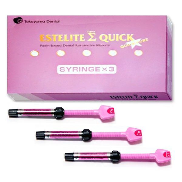 Акция! Estelite Sigma Quick / Эстелайт Сигма Квик набор 3 шпр х 3.8 г Zooble.com.ua