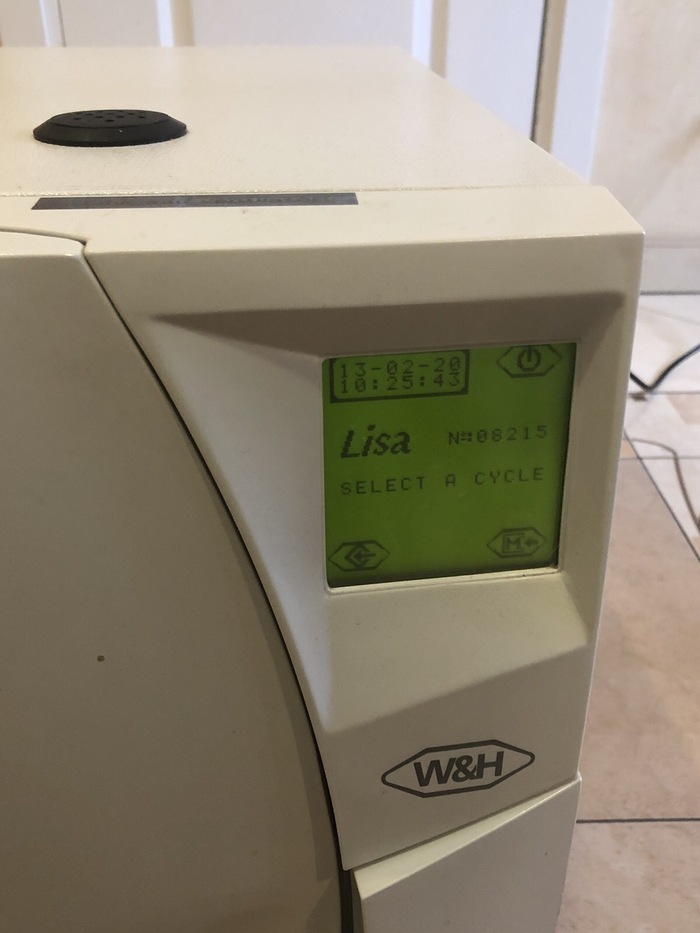 Автоклав(B клас) Lisa W&H. Супер стан. Привезений з Нідерландів Zooble.com.ua