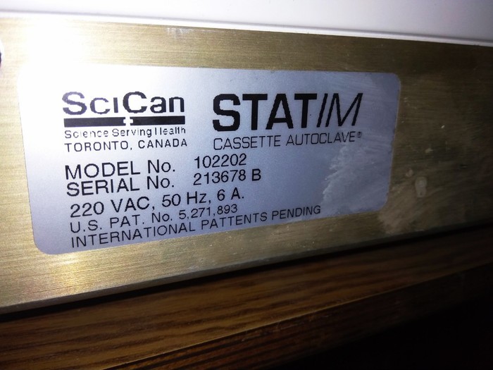 Автоклав STATIM SCICAN 2000 Zooble.com.ua