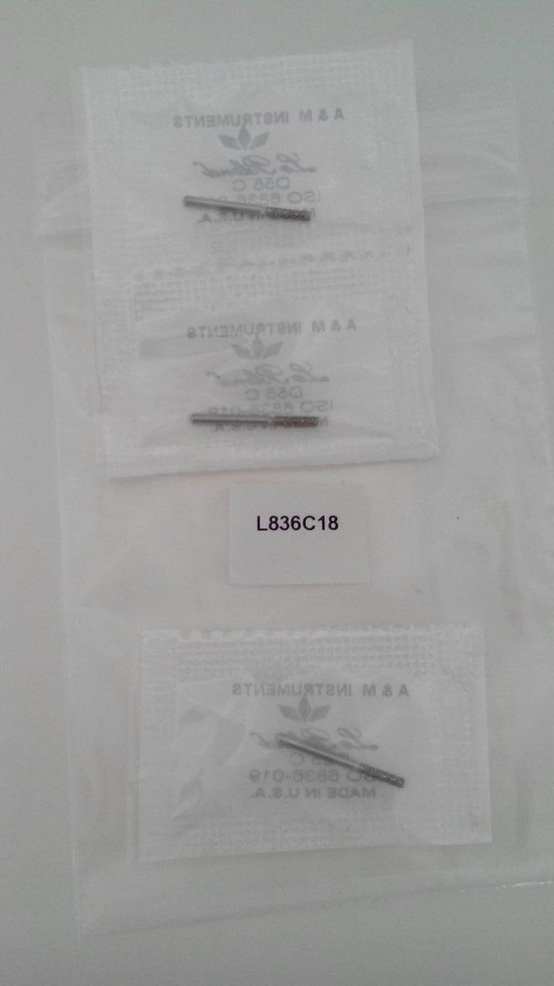 Боры стоматологические алмазные для турбинного наконечника высокого качества производство США L836C18 Zooble.com.ua