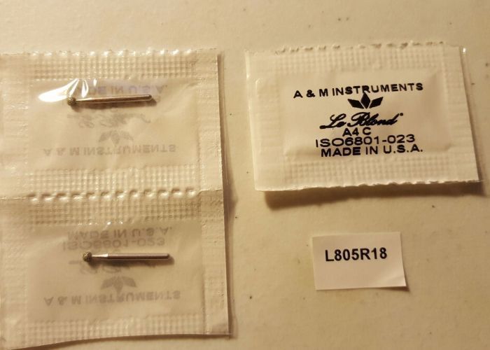 Боры стоматологические алмазные для турбинного наконечника высокого качества производство США L805R18 Zooble.com.ua