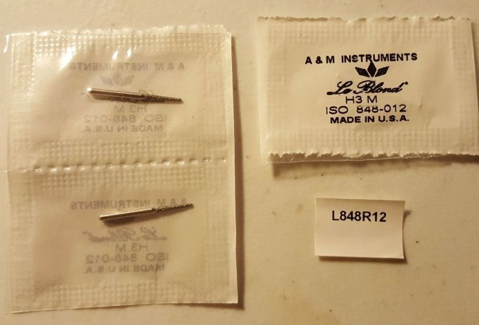 Боры стоматологические алмазные для турбинного наконечника высокого качества производство L848R12 Zooble.com.ua