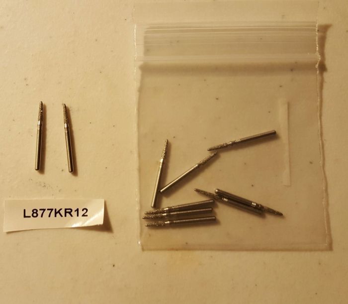 Боры стоматологические алмазные для турбинного наконечника высокого качества производство США L877KR12 Zooble.com.ua