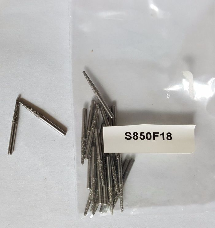 Боры стоматологические алмазные для турбинного наконечника США S850U12.S850F12,S850C12,S850F18. Zooble.com.ua