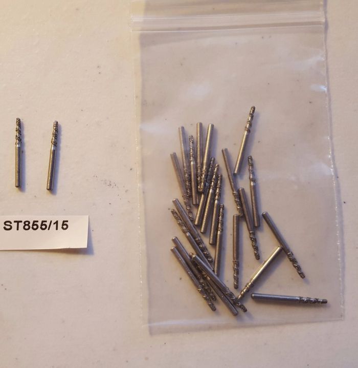 Боры стоматологические алмазные для турбинного наконечника высокого качества производство США ST855-15, ST855-17. Zooble.com.ua