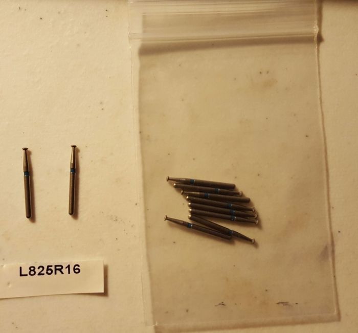 Боры стоматологические алмазные для турбинного наконечника высокого качества производство США L825R16 Zooble.com.ua