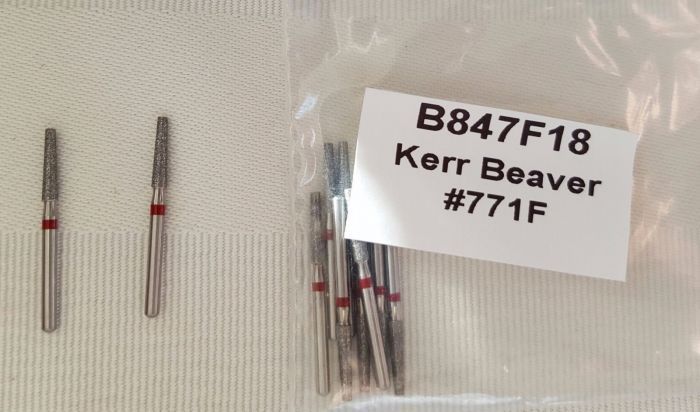 Боры стоматологические алмазные для турбинного наконечника, высокого качества, производство США Kerr Beaver B847F18 Zooble.com.ua