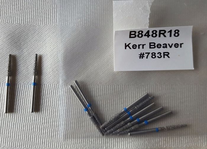 Боры стоматологические алмазные для турбинного наконечника, США Kerr Beaver B848R14,B848F16,B848R18,B848F14. Zooble.com.ua