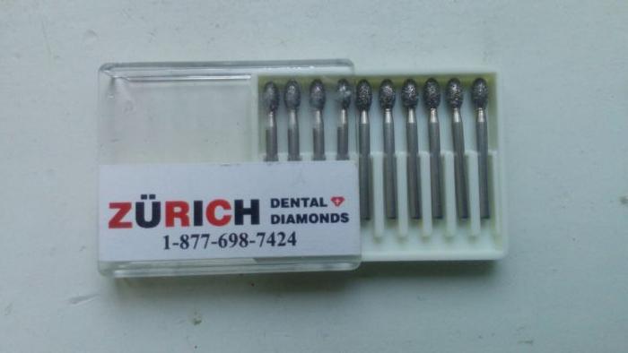 Боры стоматологические алмазные для турбинного наконечника высокого качества, производство Швейцария 370С Zooble.com.ua