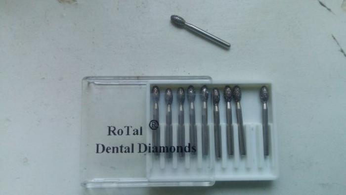 Боры стоматологические алмазные для турбинного наконечника высокого качества, производство Швейцария 370С Zooble.com.ua