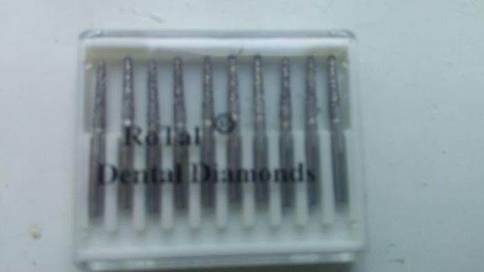 Боры стоматологические алмазные для турбинного наконечника высокого качества производство Швейцария 271С Zooble.com.ua