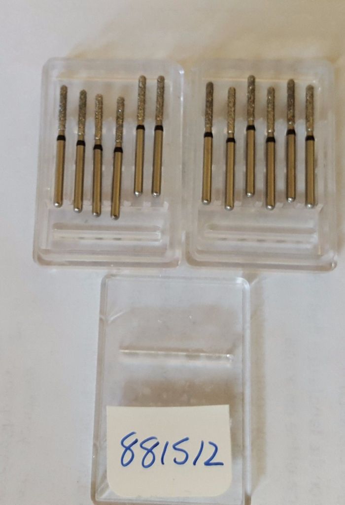 Боры стоматологические алмазные для турбинного наконечника высокого качества производство США 881S12,881S16. Zooble.com.ua