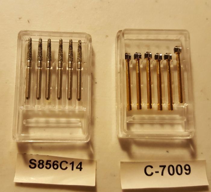 Боры стоматологические для турбинного наконечника, высокого качества, производство США C 7009 Zooble.com.ua