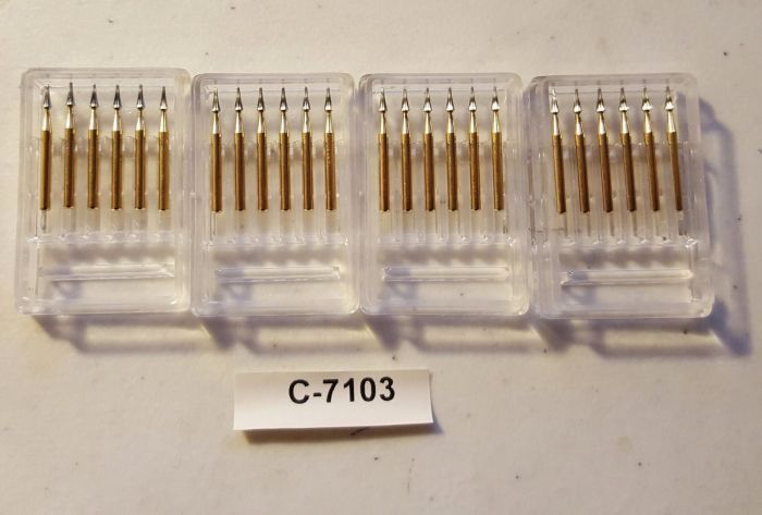 Боры стоматологические для турбинного наконечника, высокого качества, производство США C7103 Zooble.com.ua