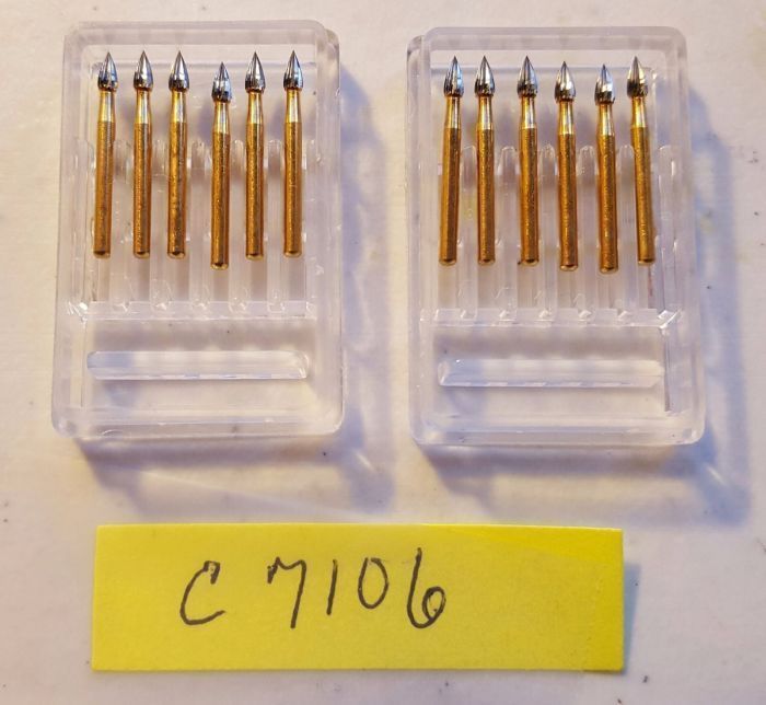 Боры стоматологические для турбинного наконечника, высокого качества, производство США C7106 Zooble.com.ua