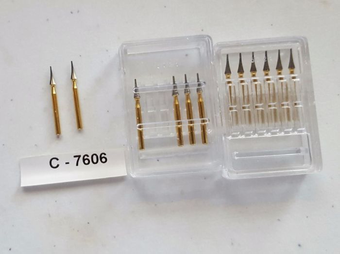 Боры стоматологические для турбинного наконечника, высокого качества, производство США C 7606 Zooble.com.ua