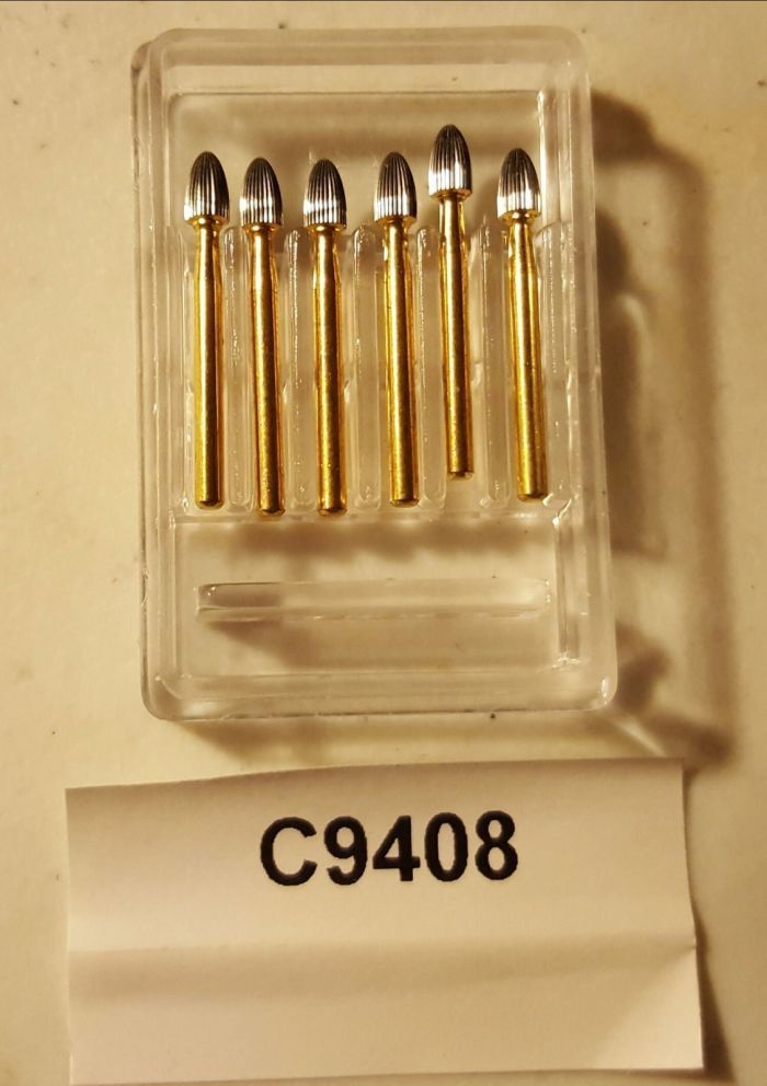 Боры стоматологические для турбинного наконечника, высокого качества, производство США C 9408 Zooble.com.ua