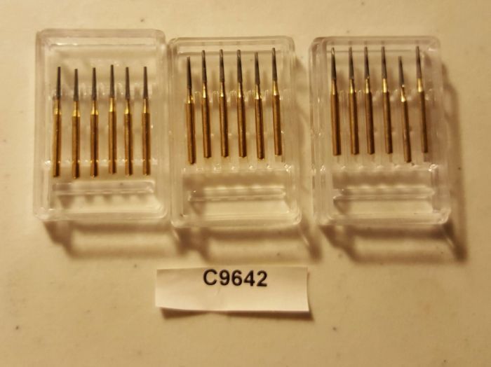 Боры стоматологические для турбинного наконечника, высокого качества, производство США C9642 Zooble.com.ua