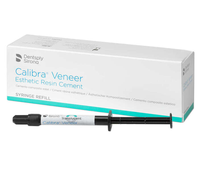 Calibra Veneer, високоестетичний композитний цемент, відтінок Bleach, 1 шприц (2 г) Zooble.com.ua