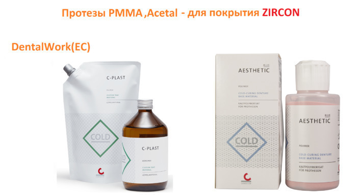 Candulor, Vertex, BMS материаллы для покрытия Zircon. Керамическая масса, низкоплавный фарфор Zooble.com.ua