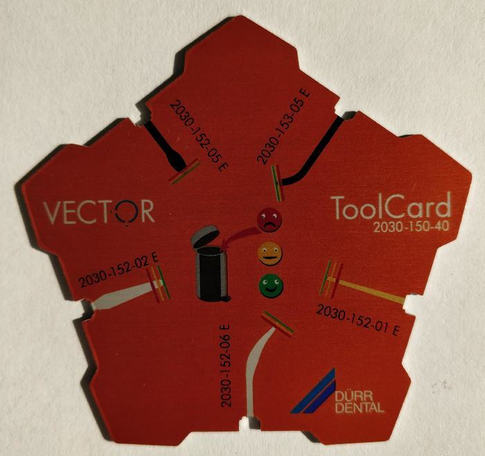 НОВОРІЧНА АКЦІЯ!!! D RR DENTAL VECTOR TOOL CARD міталева, яка не 450 грн, а Zooble.com.ua
