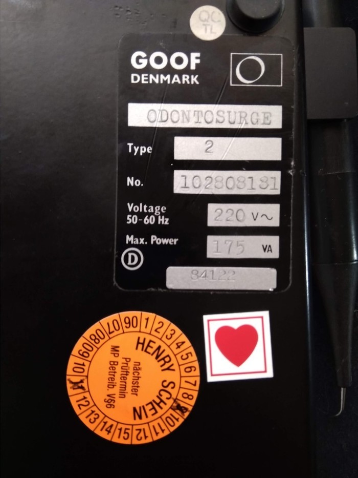 Диатермокоагулятор Goof Denmark, Odontosurge 2 Zooble.com.ua