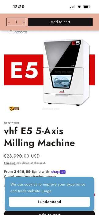 Добрий вечір, колеги! Пропоную до продажу VHF E5 5-Axis Milling Machine НОВА Zooble.com.ua