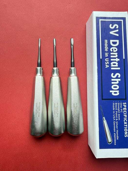 Елеватори від SV DENTAL SHOP Прямі 3 мм, 4мм, 5мм Made in USA Гарантія 1 рік Ціна1750гр/шт Літній розпродаж! Zooble.com.ua
