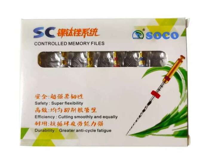 Файли Soco SC NiTi Files та SC-Pro NiTi Files. Оригінал! Розпродаж залишків. Ціна ТОП! Zooble.com.ua