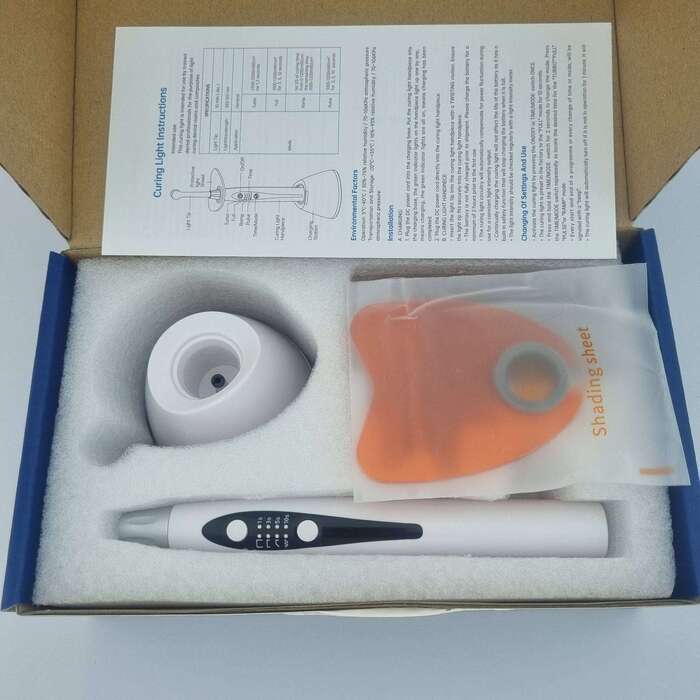 Фотополімерна лампа One sec Cure Pro Стоматологическая фотополимерная лампа LED Cure Zooble.com.ua