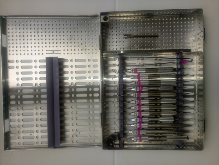 G.Hartzell&son повний оригінальний стоматологічний пародонтологічний набір 14 інструментів + касета чудовий стан Zooble.com.ua