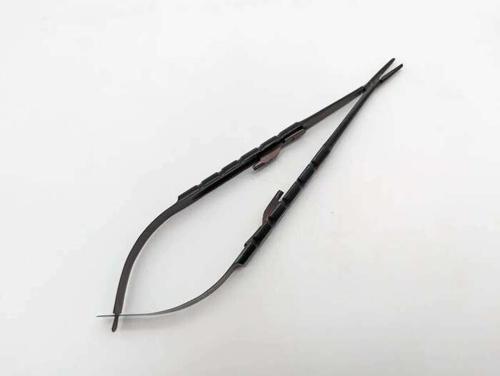 Голкотримач 16 мм (BN.152.160) Castroviejo Прямий чорний Zooble.com.ua