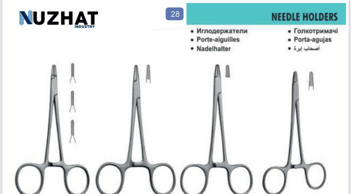 Голкотримачі Mayo-Hegar 12,13cm,15,18 см Пакистан NUZHAT Zooble.com.ua
