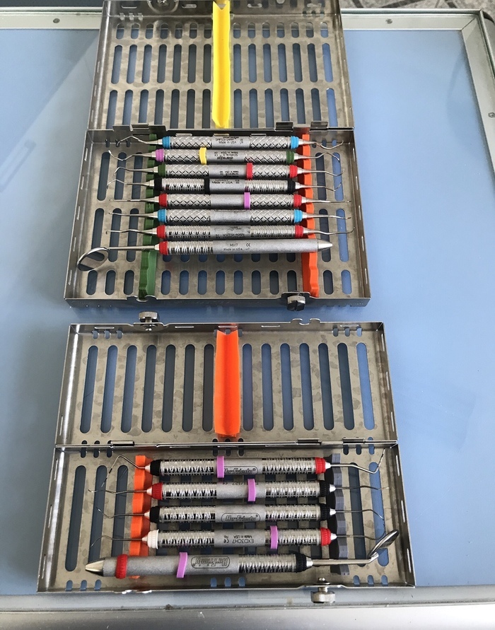 Hu-friedy кюрети з касетами. Ціна за все разом. Можна окремо Zooble.com.ua