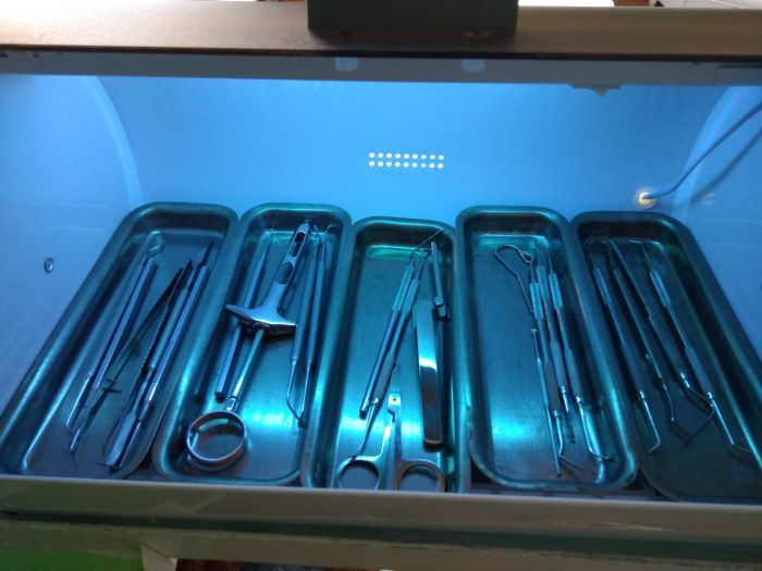 Камера ультрафиолетовая бактерицидная для стоматологии 40х28х18,5 см. Полезный объем камеры 198, нержавеющая сталь! Zooble.com.ua