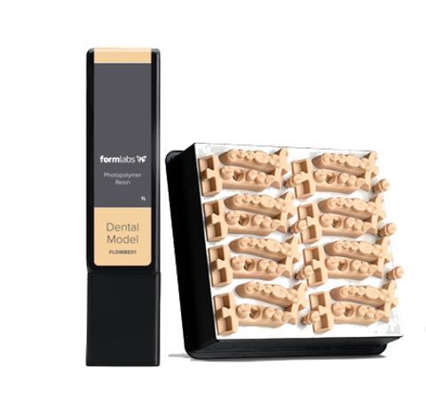 Картридж із фотополімерною смолою Dental Model для 3D принтера Formlabs Zooble.com.ua
